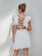 A-Line/Princess Sweetheart Short Elegant Homecoming Dresses with Ruffles & Pleats