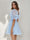 A-Line/Princess Square Half Sleeves Short Homecoming Dresses with Ruffles