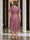 Plus Size A-Line/Princess V-Neck Short Sleeves Knee-Length Wedding Guest Dresses with Sequins & Ruffles