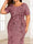 Trumpet/Mermaid Scoop Short Sleeves Ankle-Length Mother of the Bride Dresses with Appliques