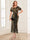 Trumpet/Mermaid Scoop Short Sleeves Ankle-Length Mother of the Bride Dresses with Sequin