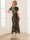 Trumpet/Mermaid Scoop Short Sleeves Ankle-Length Mother of the Bride Dresses with Sequin