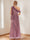 Trumpet/Mermaid Drop Shoulder Sleeves Floor-Length Mother of the Bride Dresses with Bow Detail & Sequin Embroidery