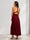 Satin A-Line/Princess Convertible Infinity Long Bridesmaid Dresses