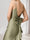 Trumpet/Mermaid Spaghetti Straps Sleeveless Floor-Length Bridesmaid Dresses with Bowknot & Ruffles