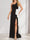 Chiffon A-Line/Princess One Shoulder Floor-Length Bridesmaid Dresses With Split Side & Ruffle