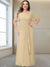 A-Line/Princess V-Neck Short Sleeves Plus Size Ruched Mother of the Bride Dresses with Ruffles