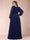 A-Line/Princess V-Neck Long Lantern Sleeves Plus Size Mother of the Bride Dresses with Applique