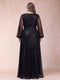 A-Line/Princess V-Neck Long Sleeves Sequins Plus Size Mother of the Bride Dresses