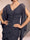 Chiffon Sheath/Column V-Neck Floor-Length Flutter Sleeves Mother Of The Bride Dresses With Ruffle Sequins Appliques Lace