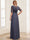 Lace Chiffon A-Line/Princess V-Neck Floor-Length Mother Of The Bride Dresses With Ruffles