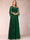 A-line Scoop Short Sleeves Appliques Mother of the Bride Dresses with Cape