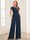 Chiffon Pantsuit Scoop Floor-Length 3 Pieces Mother of the Bride Dresses with Jacket