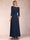 A-Line/Princess V-Neck 3/4 Sleeves Ankle-Length Mother Of The Bride Dresses With Sequins & Sash