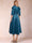 A-Line/Princess Sweetheart Collared 3/4 Sleeves Tea-Length Mother of the Bride Dresses with Pleated & Pockets
