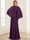 A-Line/Princess Illusion Scoop Floor-Length Mother of the Bride Dresses with Beading & Sash