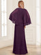 A-Line/Princess Illusion Scoop Floor-Length Mother of the Bride Dresses with Beading & Sash