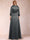 A-Line/Princess Separates V-Neck 3/4 Sleeves Floor-Length Mother of the Bride Dresses