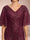 Trumpet/Mermaid V-Neck Floor-Length Half Sleeves Mother Of The Bride Dresses With Appliques Lace & Sequin