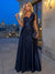 Sheath/Column One Shoulder Sleeveless Floor-Length Evening Dresses with Sequins