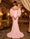 Trumpet/Mermaid Strapless Long Sleeves train/brush train Evening Dresses with Feather