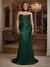 Sheath/Column Strapless Sleeveless Sweep Train Plus Size Evening Dresses With Shawl & Ruched