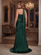 Sheath/Column Strapless Sleeveless Sweep Train Plus Size Evening Dresses With Shawl & Ruched