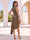 Sheath/Column Sleeveless Knee-Length Metallic Asymmetrical Cocktail Dresses