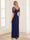 Satin Sheath/Column Asymmetrical Sleeveless Mother of the Bride Dresses With 3D Floral