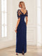 Satin Sheath/Column Asymmetrical Sleeveless Mother of the Bride Dresses With 3D Floral