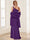 Floral Sheath/Column One-Shoulder Sleeveless Mother of the Bride Dresses With Shawl
