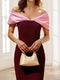 Sheath/Column Off-The-Shoulder Floor-Length Mother of the Bride Dresses With Back Slit