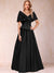 A-Line/Princess Off-The-Shoulder Sleeveless Ruched Mother of the Bride Dresses With Bow(s)
