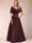 A-Line/Princess Off-The-Shoulder Sleeveless Ruched Mother of the Bride Dresses With Bow(s)