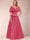 A-Line/Princess Off-The-Shoulder Sleeveless Ruched Mother of the Bride Dresses With Bow(s)