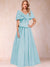 A-Line/Princess Off-The-Shoulder Sleeveless Ruched Mother of the Bride Dresses With Bow(s)
