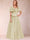 A-Line/Princess Off-The-Shoulder Sleeveless Ruched Mother of the Bride Dresses With Bow(s)