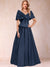 A-Line/Princess Off-The-Shoulder Sleeveless Ruched Mother of the Bride Dresses With Bow(s)