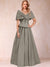 A-Line/Princess Off-The-Shoulder Sleeveless Ruched Mother of the Bride Dresses With Bow(s)