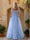 Ball Gown Cold Shoulder Short Sleeves Prom Dresses With Appliques