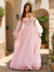 A-Line/Princess Off-The-Shoulder Floor-Length Prom Dresses With Appliques