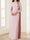 Sheath/Column Crew Neck Long Sleeves Mother of the Bride Dresses With Beadings
