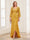 Sheath/Column V-Neck 3/4 Sleeves Mother of the Bride Dresses With Lace & 3D Floral