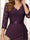 Sheath/Column V-Neck 3/4 Sleeves Mother of the Bride Dresses With Lace & Ruffles