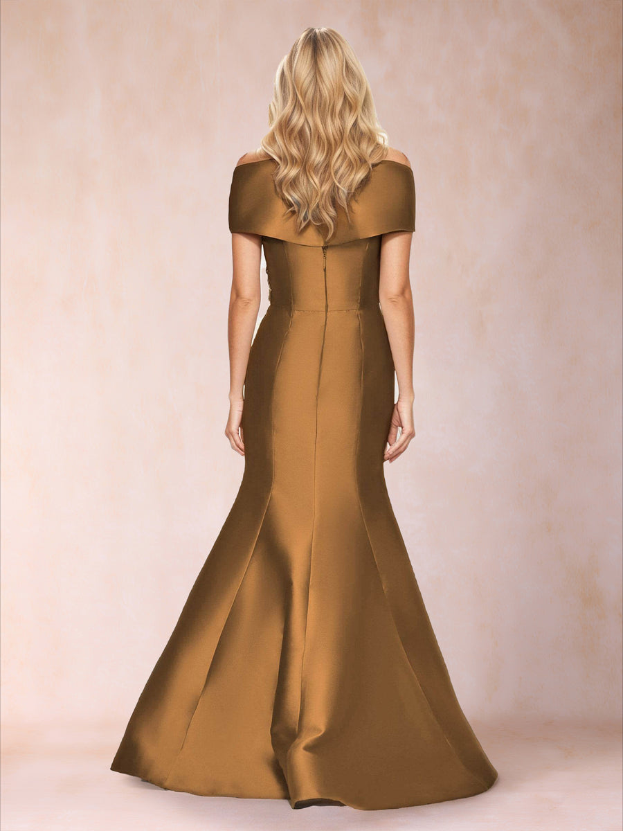 Trumpet/Mermaid V-Neck Sleeveless Ruched Mother of the Bride Dresses