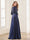 Sequins A-Line/Princess V-Neck 3/4 Sleeves Mother of the Bride Dresses With Belt