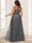 A-Line/Princess Illusion Crew Neck Sleeveless Plus Size Mother of the Bride Dresses With Beading & Sequins