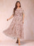 Lace A-Line/Princess Crew Neck Plus Size Mother of the Bride Dresses With Beadings & Appliques