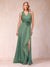 Sheath/Column V-Neck Sleeveless Mother of the Bride Dresses With Sash