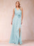 Sheath/Column V-Neck Sleeveless Mother of the Bride Dresses With Sash